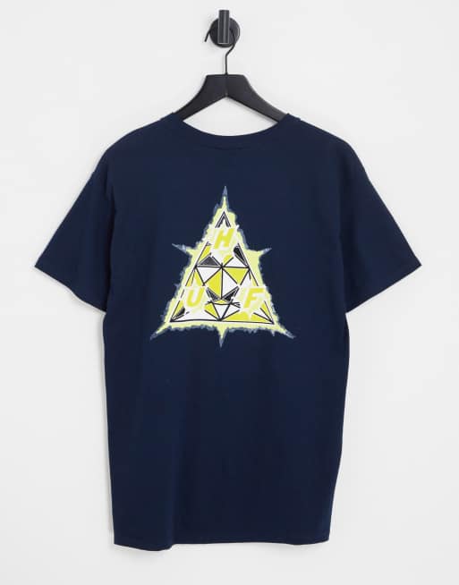 HUF infinity jewel print T-shirt in navy | ASOS
