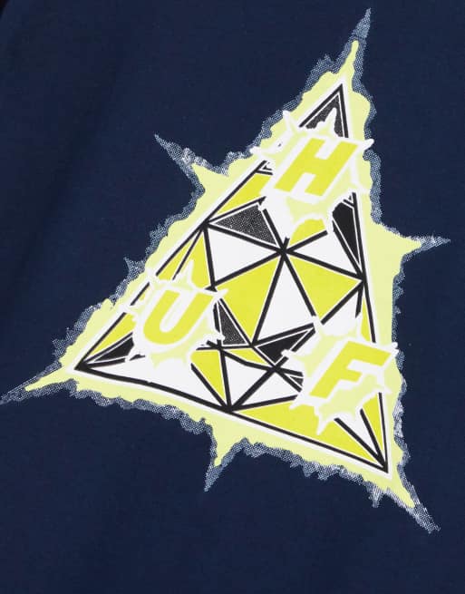 HUF – Infinity Jewel – T-Shirt in Marineblau mit Print, 4 von 4