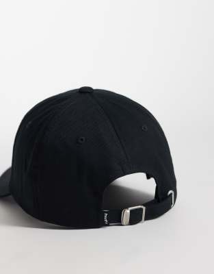 Huf Logo 6 Panel Cap In Black