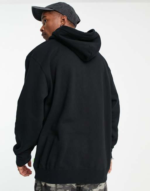 HUF magic dragon print pullover hoodie in black | ASOS