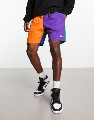 HUF - New Day - Short technique repliable à empiècements multicolores