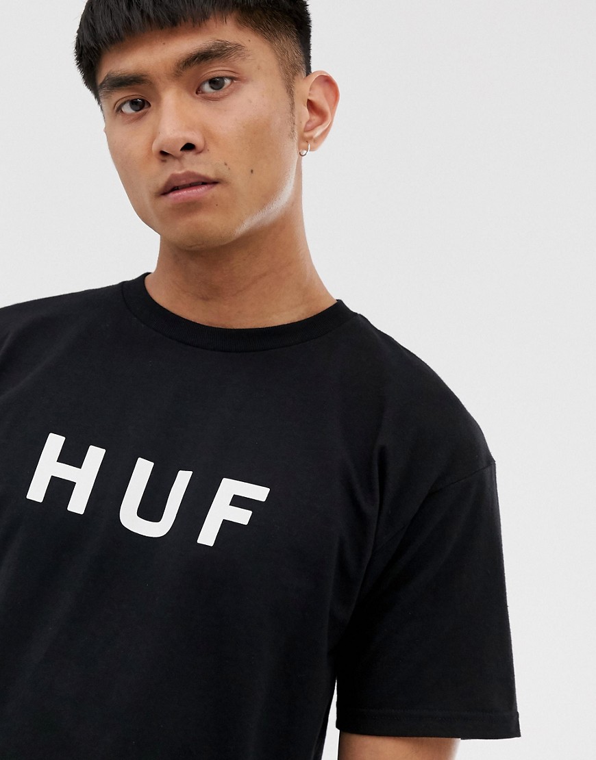 HUF Original - T-shirt con logo-Nero