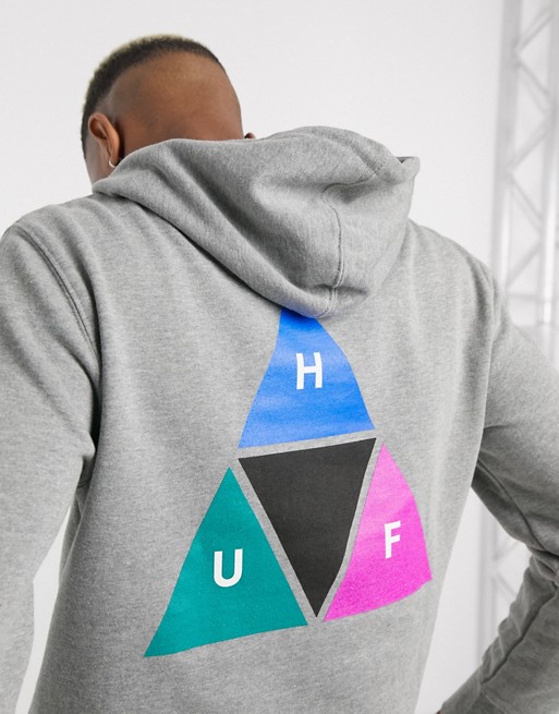HUF Prism hoodie in grey