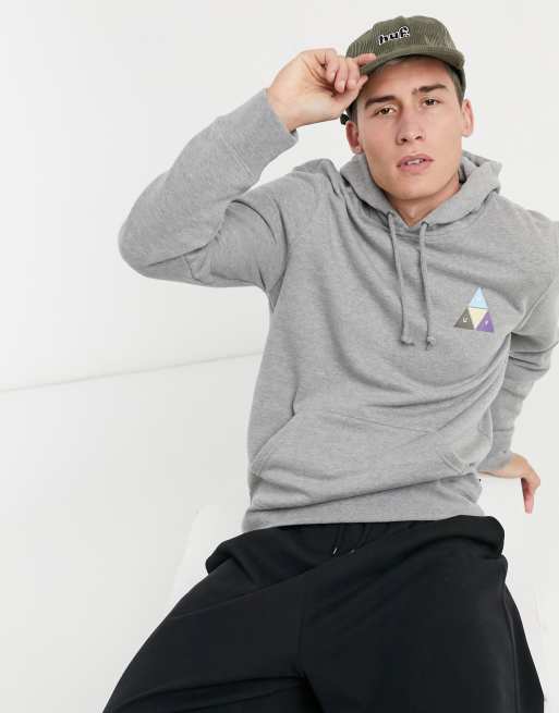 HUF Prism Trail pullover hoodie in grey