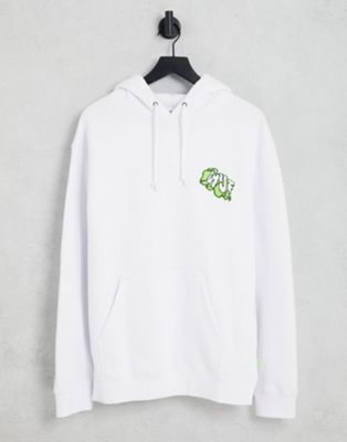 Huf Quake Print Pullover Hoodie In White