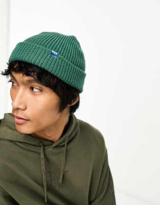 HUF Set Usual beanie in sage green