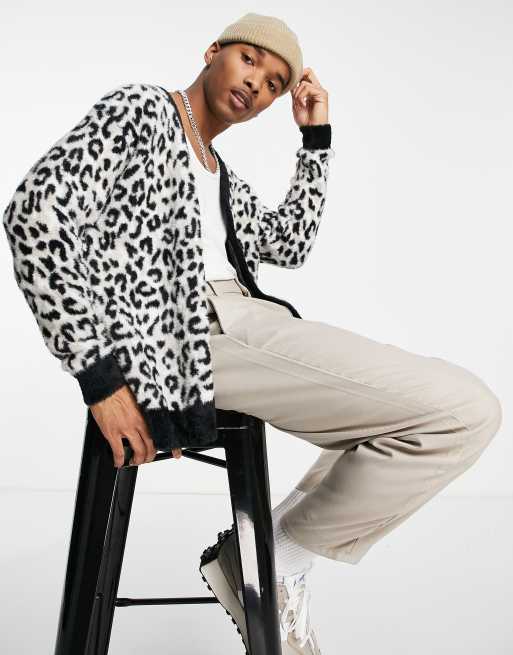 Asos deals leopard cardigan