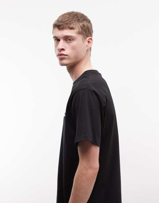 HUF spark it up graphic logo t-shirt with back print in black, 5 of 5