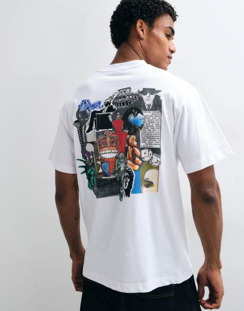 HUF T-shirt grafica Boulevard Status bianca - view 1