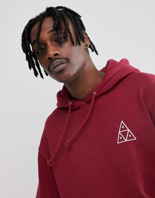 Huf on sale burgundy hoodie