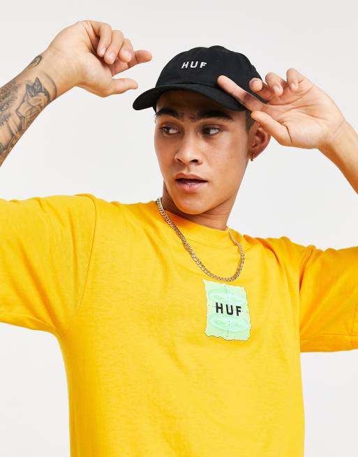 Huf box logo store t shirt