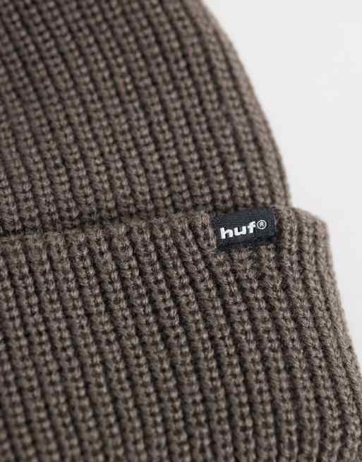 HUF usual beanie in brown, 2 of 3