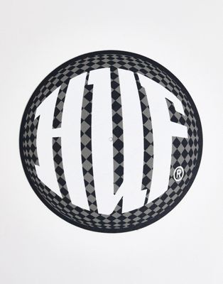 HUF vinyl turntable slip mat in black