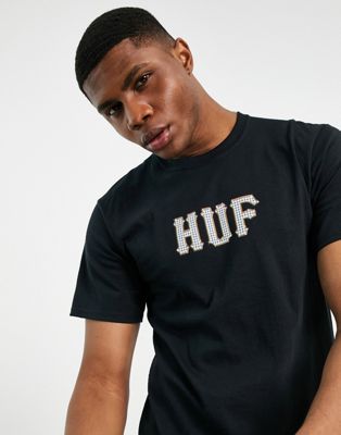 HUF vvs t-shirt in black