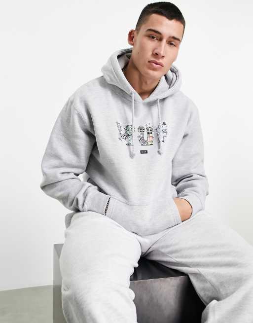 HUF x Steven Harrington hoodie in grey