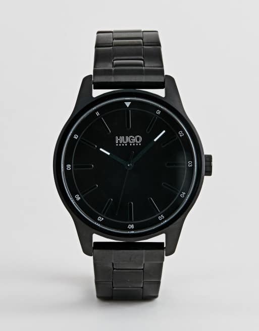 Hugo dare on sale watch black