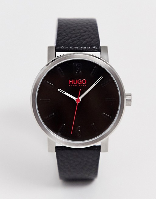 HUGO 1530115 Rase leather watch 42mm