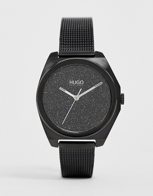 HUGO 1540026 Imagine mesh watch in black 35mm
