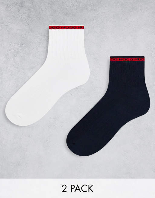 Hugo 2 pack of short sports socks in multi