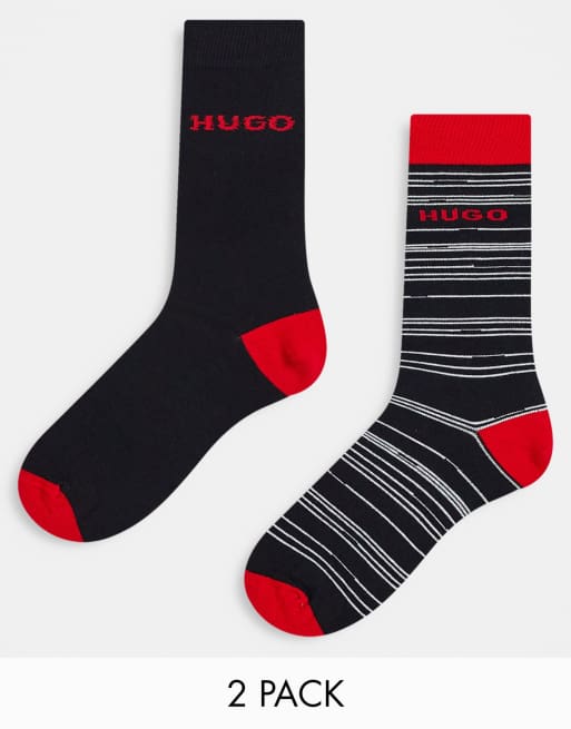Hugo 2 pack socks in multi
