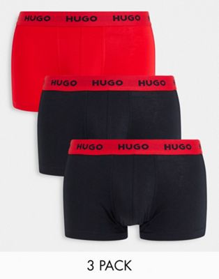 Hugo 3 pack trunks in multi