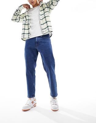 HUGO 340 straight leg jeans in medium blue  - ASOS Price Checker