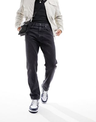 HUGO 640 straight leg jeans in grey - ASOS Price Checker