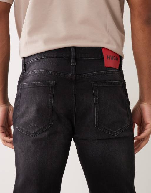 HUGO – 708 – Mörkgrå, smala jeans, 5 av 5