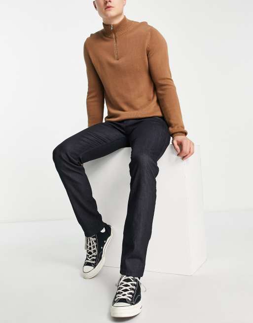 HUGO 708 slim fit jeans in dark blue