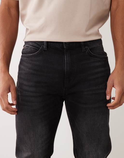 HUGO 708 slim fit jeans in dark grey, 4 of 5
