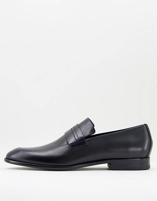 HUGO appeal loafers in smooth black leather