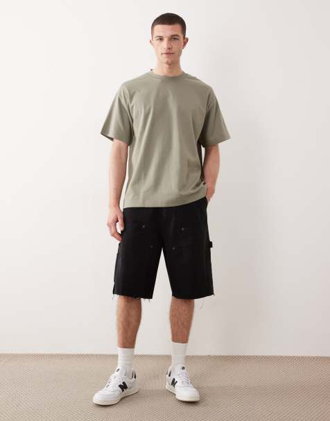 Hugo Blue 262 denim shorts in black - view 1