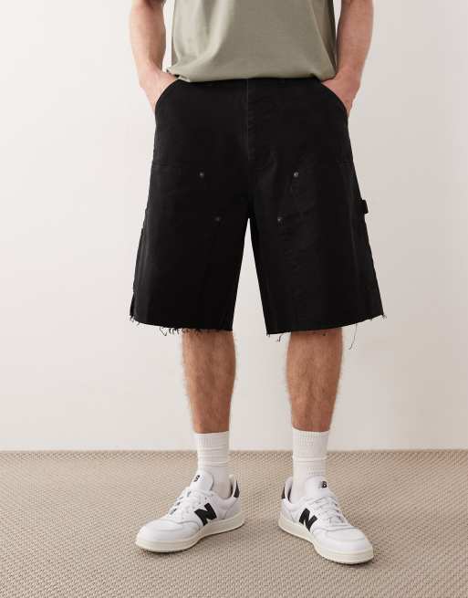 Hugo Blue 262 denim shorts in black, 2 of 5