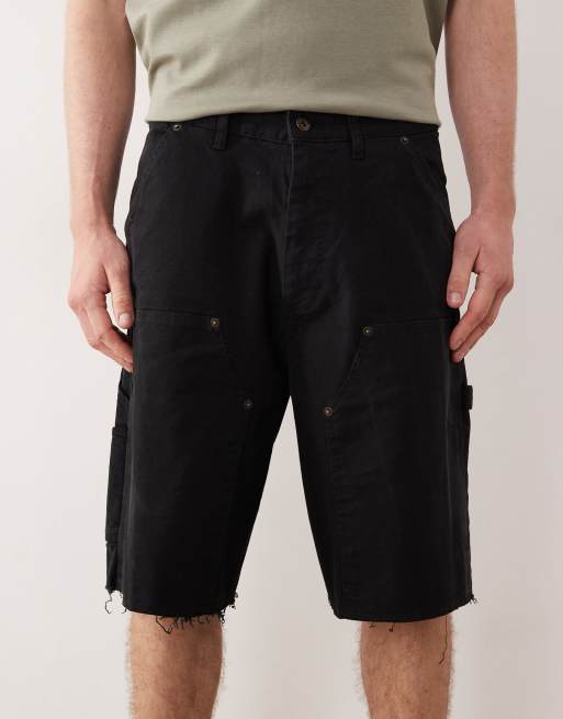 Hugo Blue 262 denim shorts in black, 3 of 5