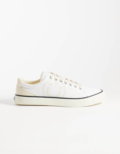 HUGO BLUE – B-Cross – Sneaker in Wollweiß - view 1