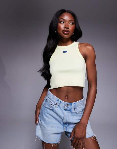 Hugo Blue baby tank in yellow - view 1