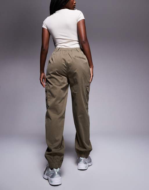 HUGO BLUE cargo cuffed pants in khaki