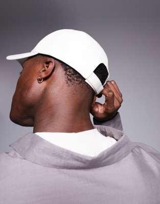 Hugo Blue Central Logo Cap In Neutral