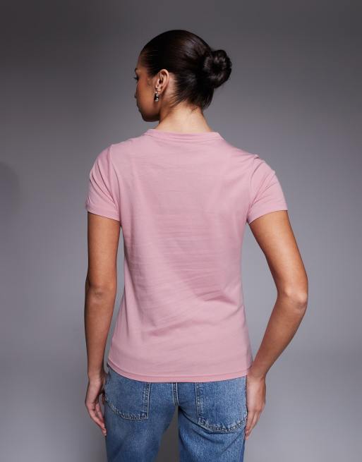 Hugo Blue classic tee t-shirts in pink, 2 of 4
