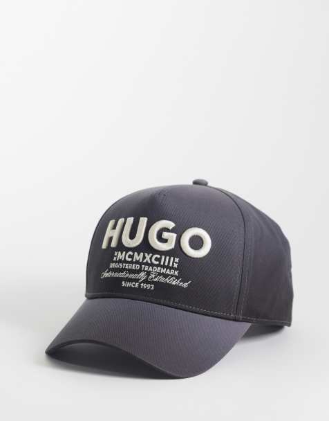 HUGO Blue – Czarna czapka z daszkiem z logo - view 1