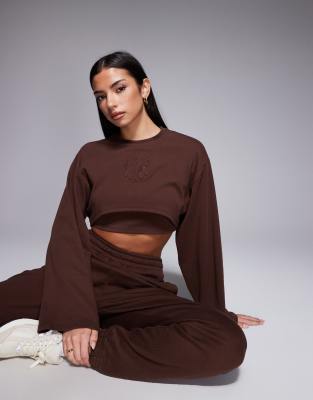Hugo Blue Naleisy Sweatpants In Brown