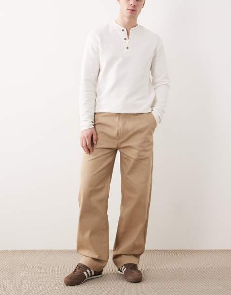 HUGO BLUE Dalton casual pants in beige - view 1