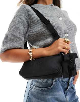 Hugo Blue Dever Shoulder Bag In Black