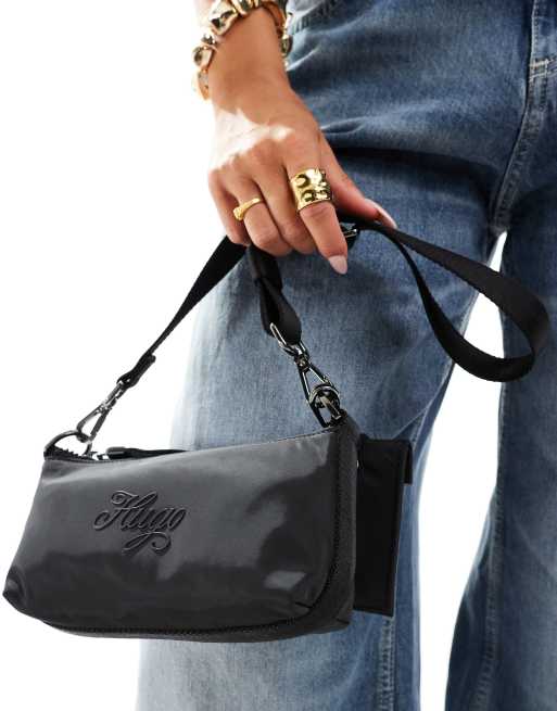 HUGO BLUE Dever shoulder bag in black, 2 of 4