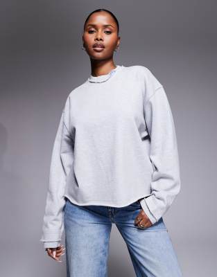 HUGO Blue - Dismudge - Sweatshirt in Grau
