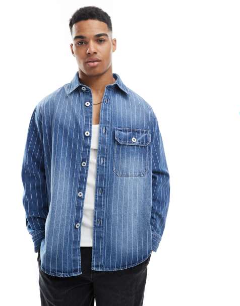 Hugo Blue Ebolt shirt in blue - view 1