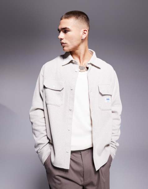 HUGO Blue - Ekynone - Giacca oversize bianco sporco - view 1