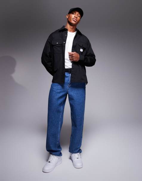 HUGO BLUE - Ekynone - Oversized sort overskjorte - view 1