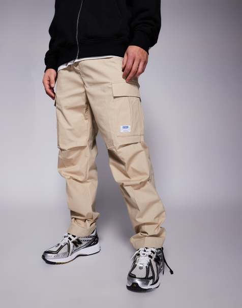 HUGO Blue – Gadic – Beige cargobyxor - view 1