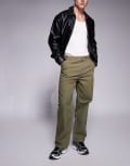 [Hugo Blue] HUGO Blue Getro chino pants in green W32 Open Green